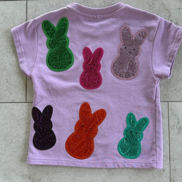 QUEEN OF SPARKLES -Multi Peep Kids Bunny Matching Set -Lavender size 6 - Picture 4 of 15